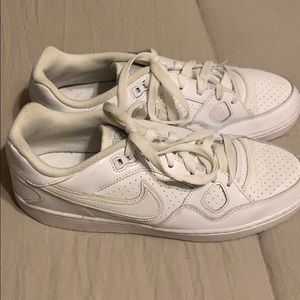 Nike white all leather size 8.5